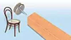 Filtknott i 100% ull med skrue 28mm-Fix O Moll