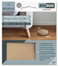 Filtknott Parkettglider 80x95mm-Fix O Moll Sale