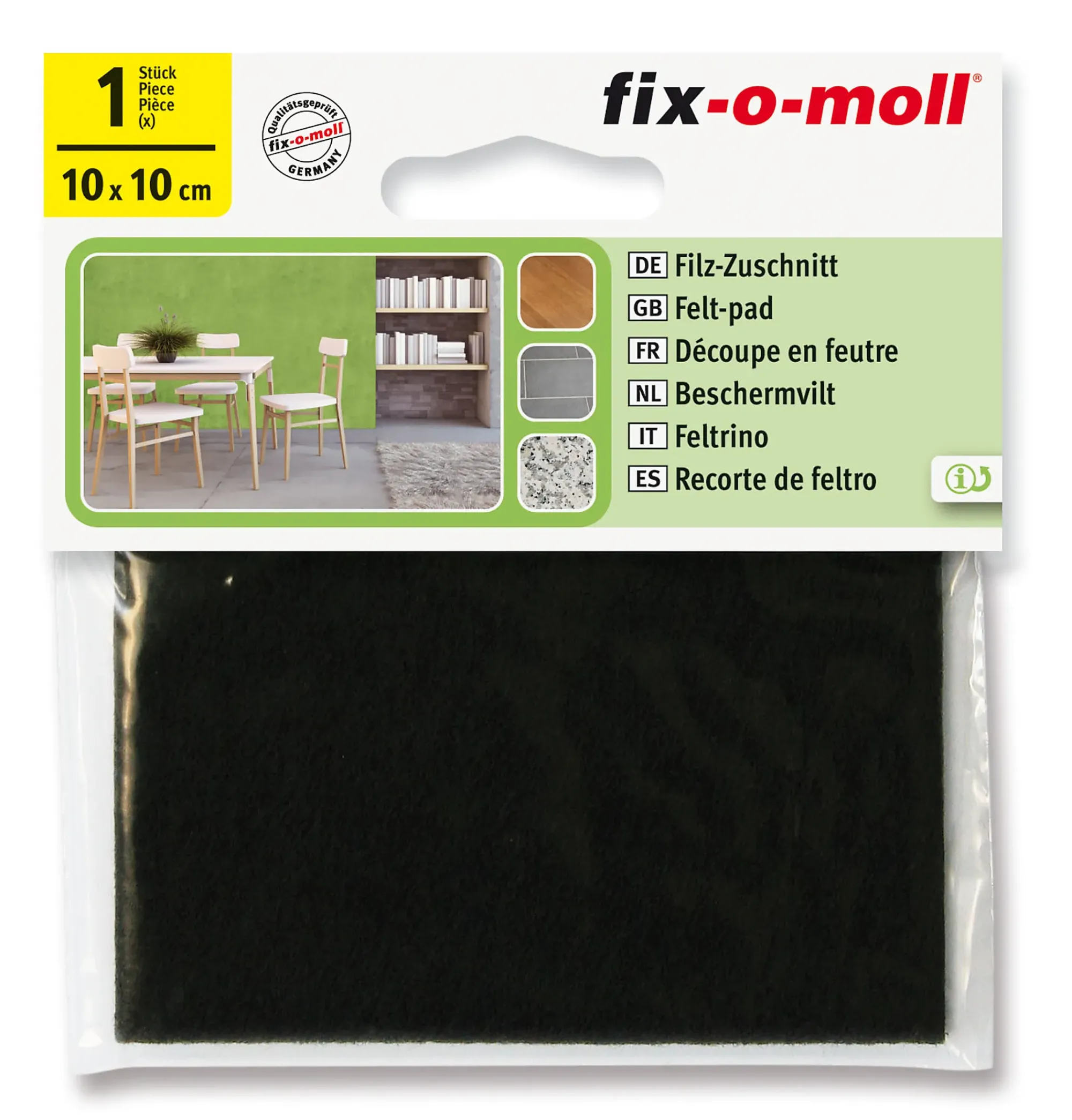 FILT TIL STOL&BORD 100X100MM FIX-O-MOL-Fix O Moll Best