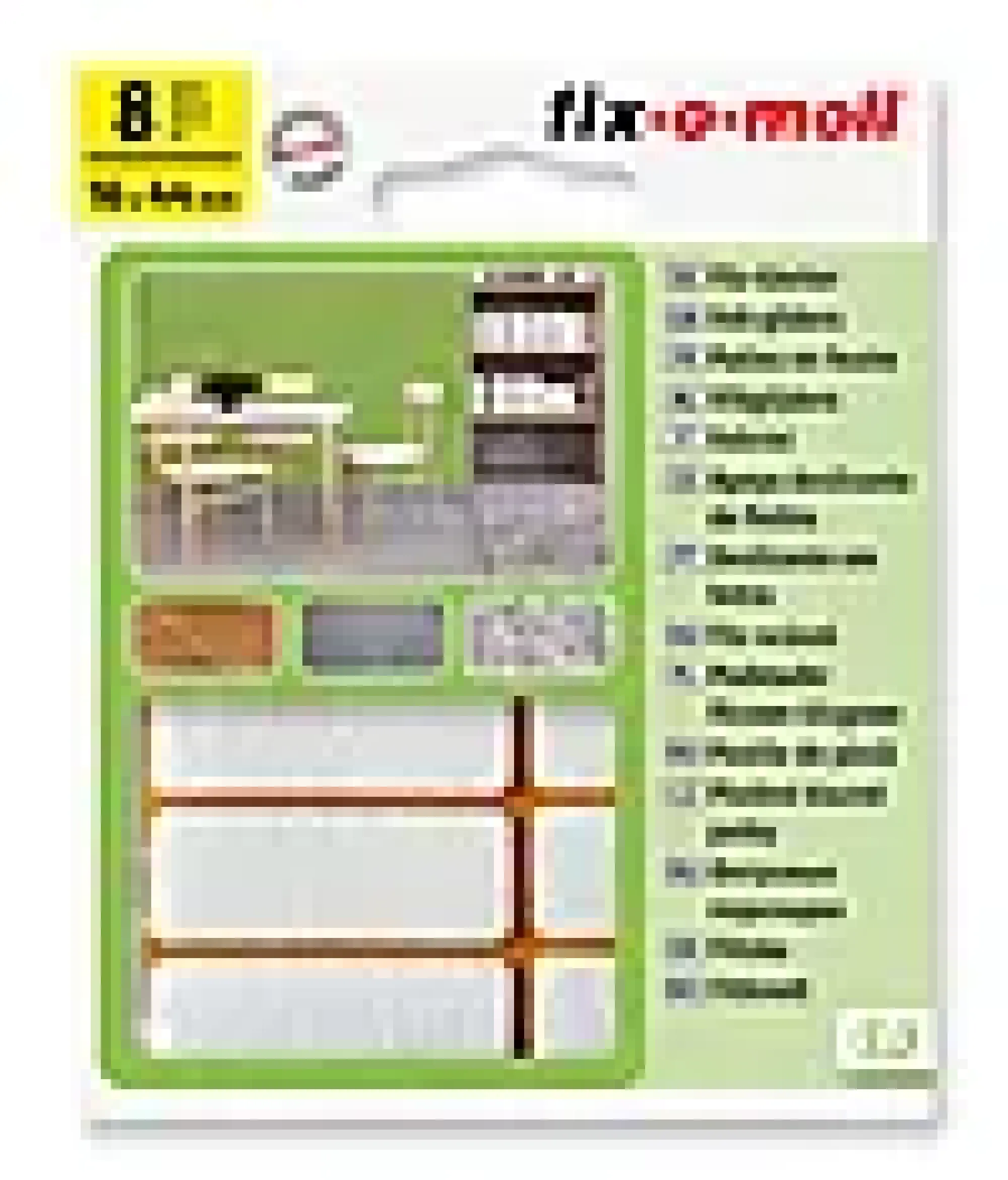 Filt til stol&bord 16x44mm hvit 8stk-Fix O Moll