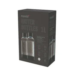 Flaske Black 1L 2stk-Mysoda Discount