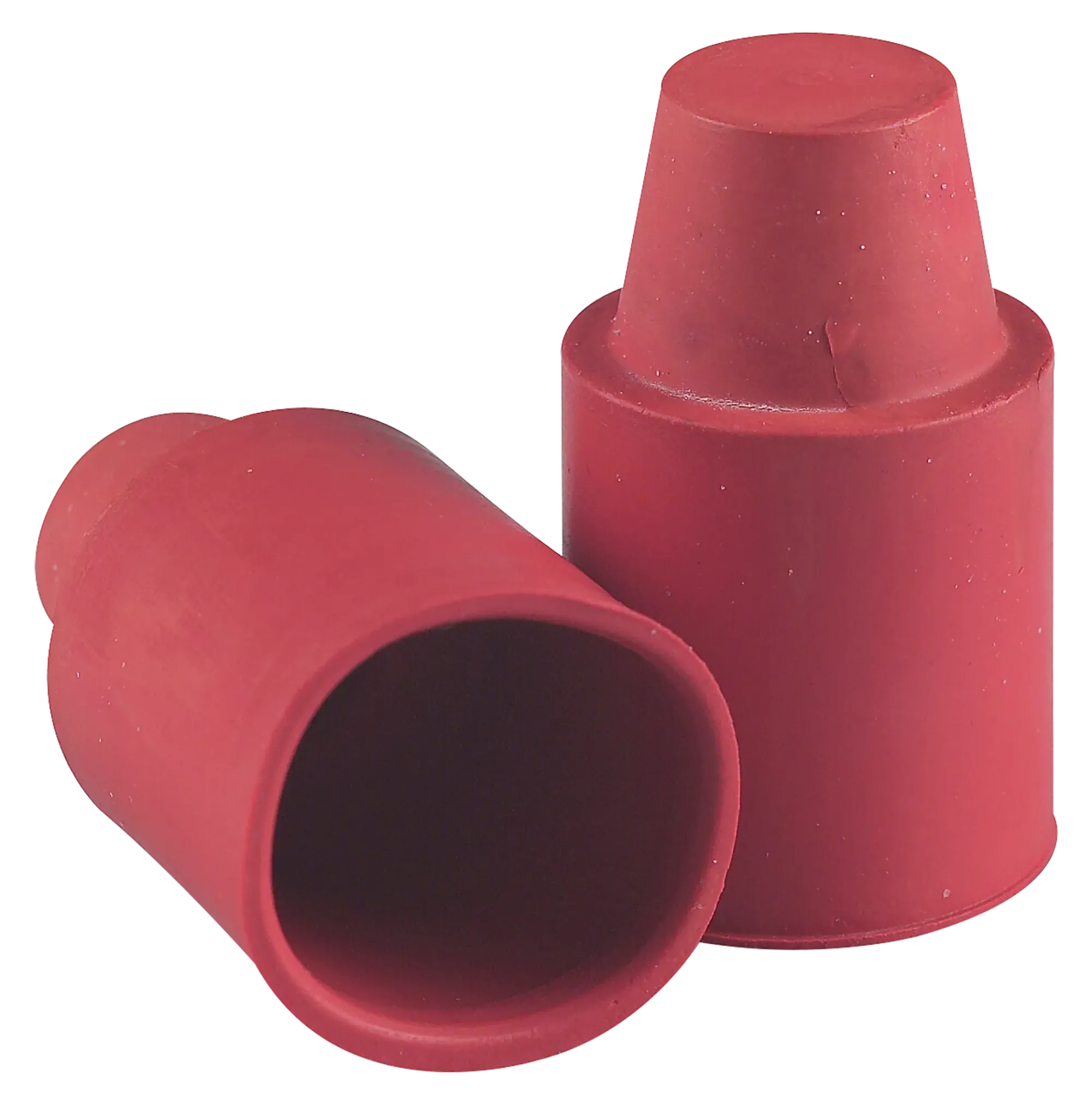 Flaskekork i gummi med hette 10stk-Rubberstyle New