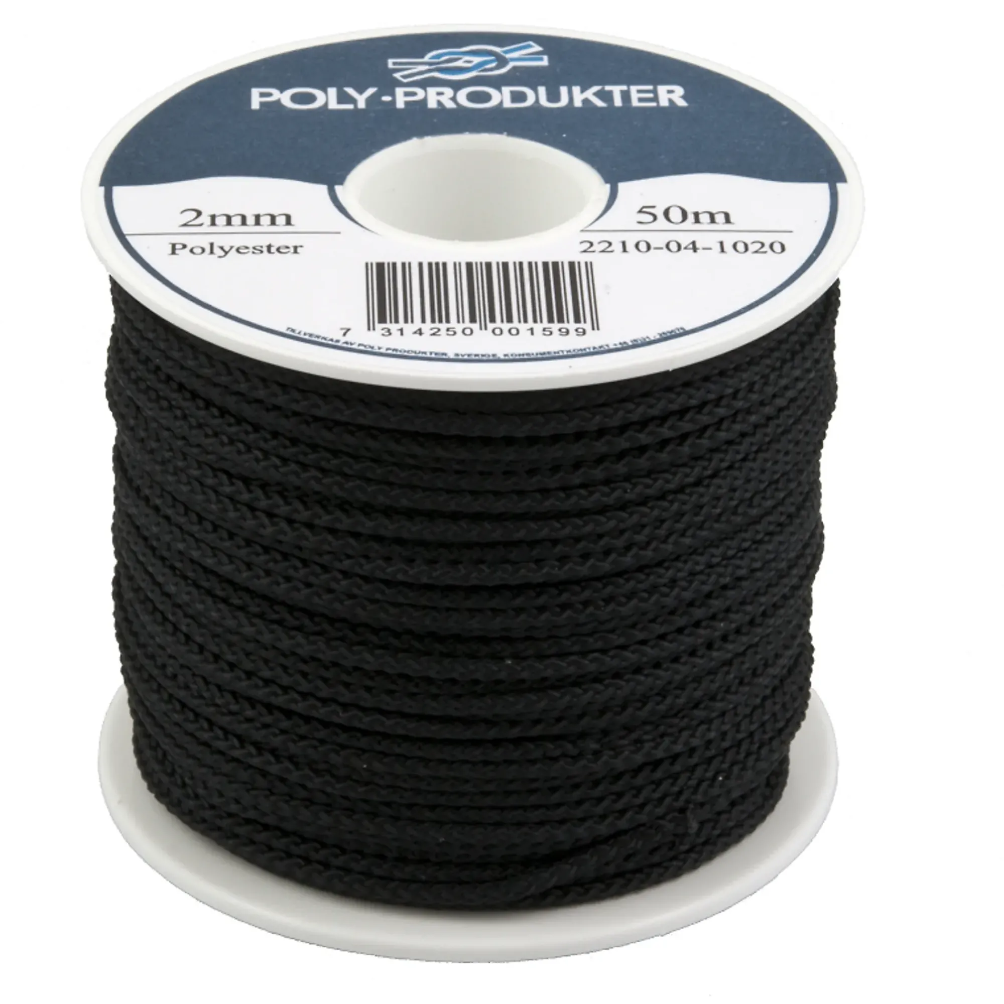 Flettet polyesterline 2.00mmx50m-Poly Produkter Clearance