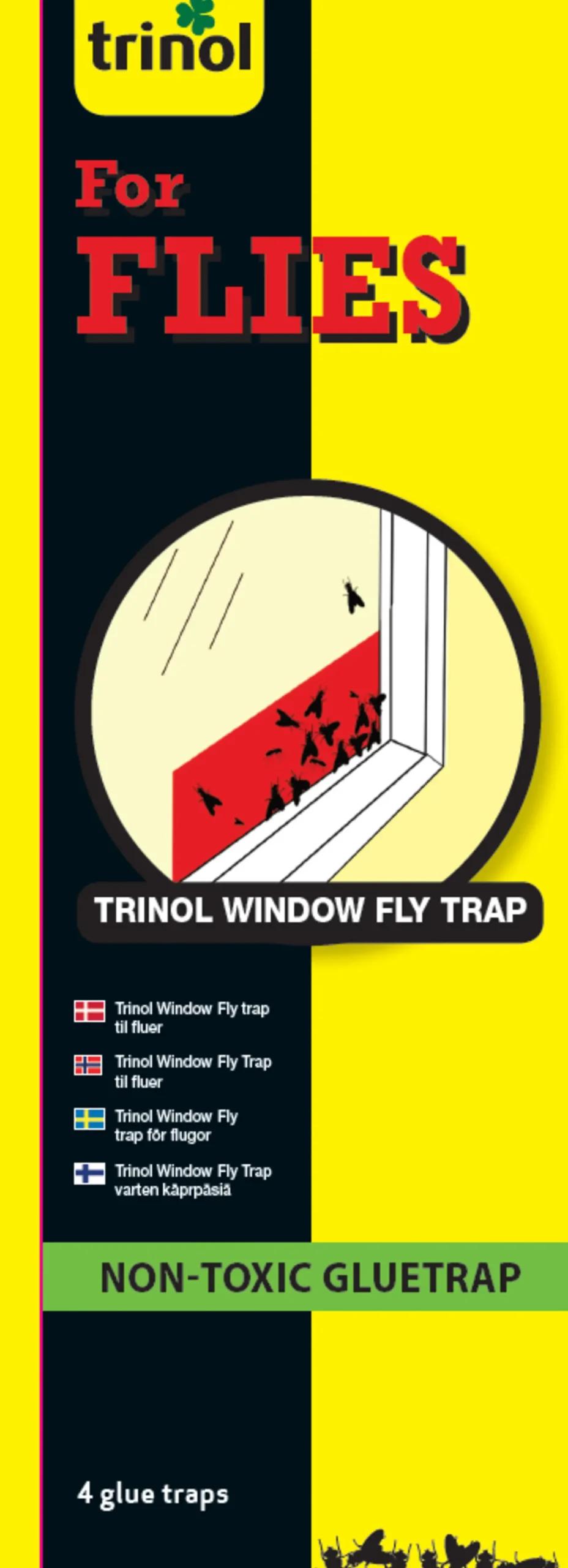 Fluefanger vindu 4stk-Trinol Outlet