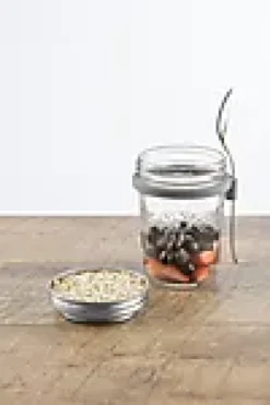 Frokostsett med skje i gaveeske 0,35l-Kilner Clearance