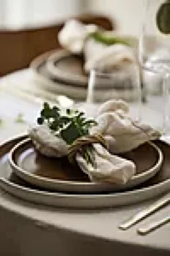 Frokosttallerken North 21cm Matte Hvit/Matt Bark-Studio round Online