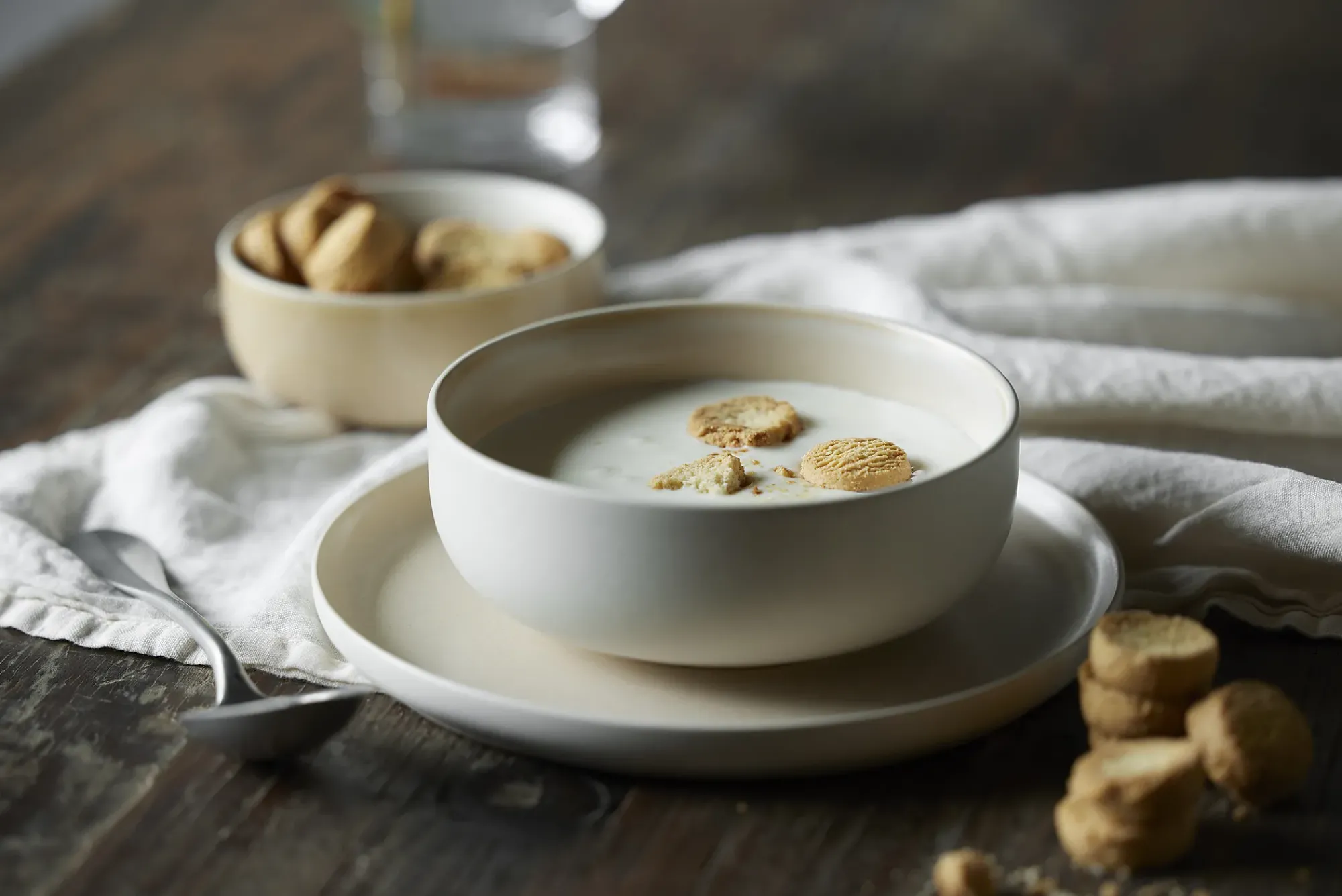 Frokosttallerken North 21cm Matte Hvit/Matt Sand-Studio round New