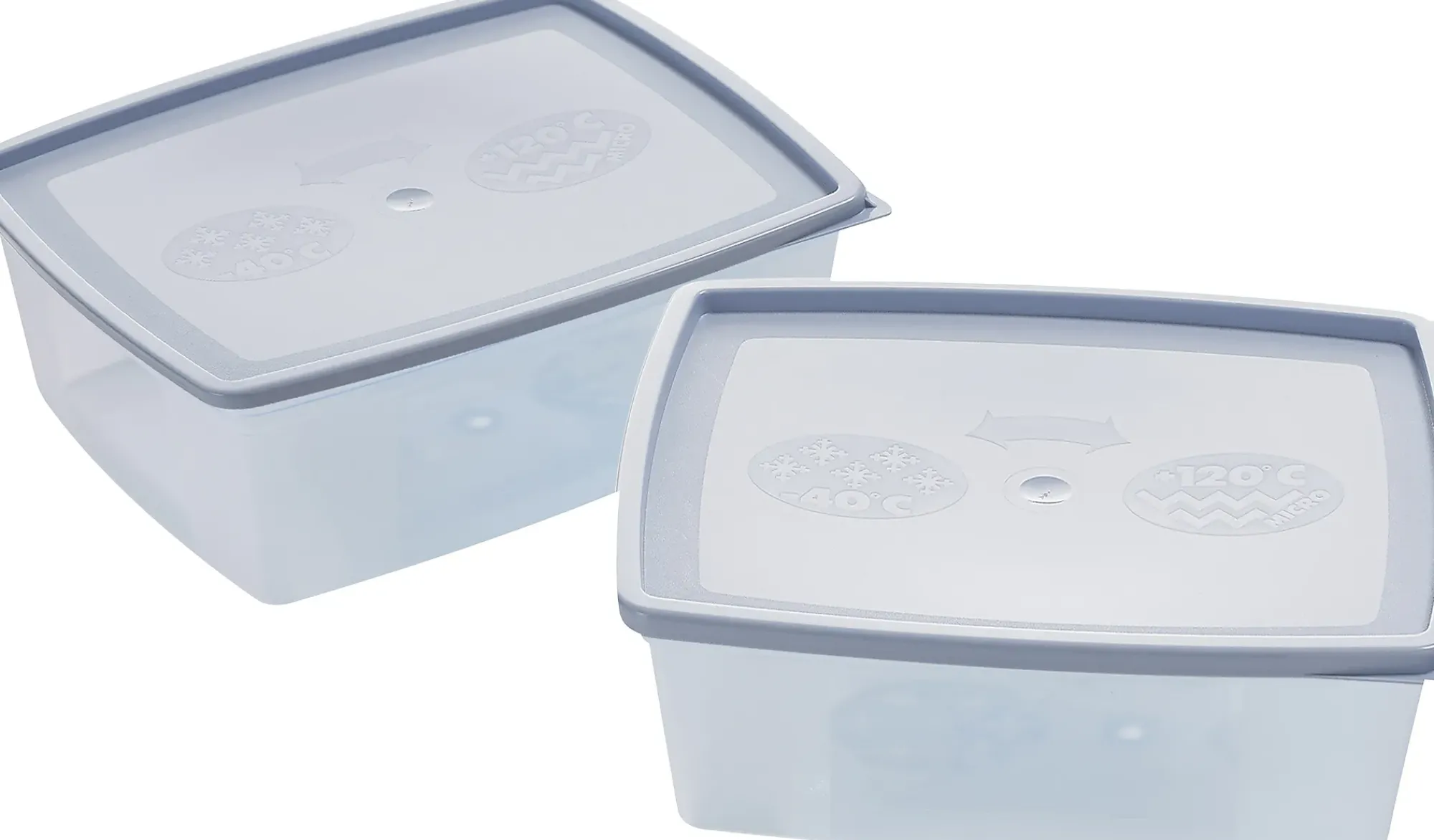 Frys/mikro boks, 2,5l 2stk-Nordiska plast