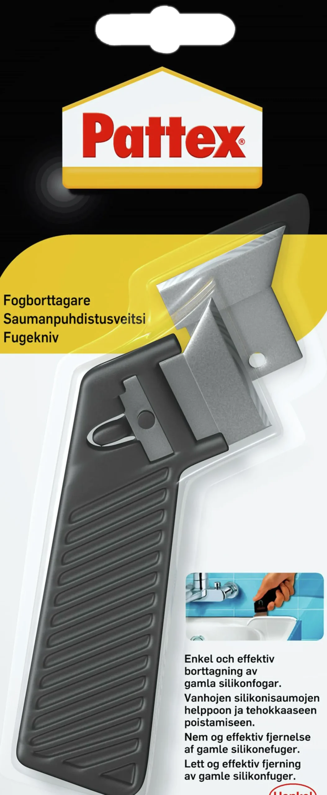 Fugekniv med 2 knivblader-Pattex