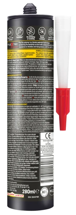 Fugelim Bond-Seal-Fill Grå 280ml-Pattex Hot