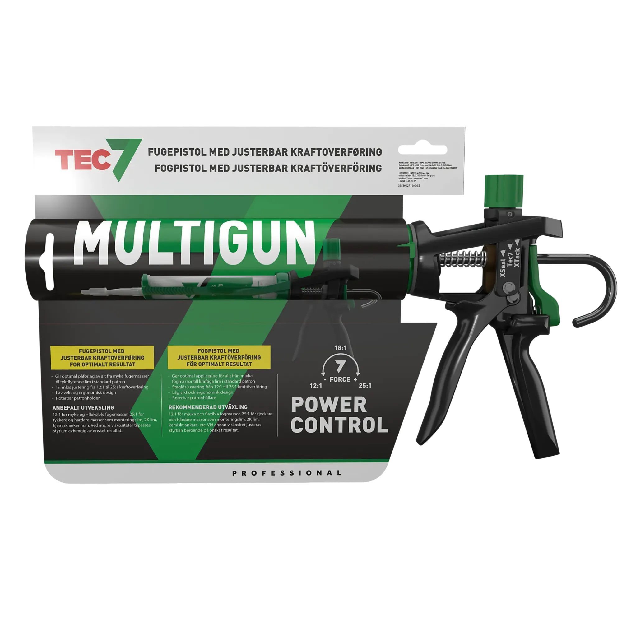Fugepistol Multigun Justerbar-Tec7 Discount