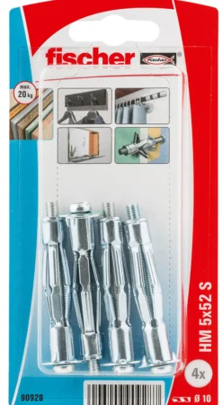 Gipsplateanker HM 5x52mm 4stk-Fischer Discount
