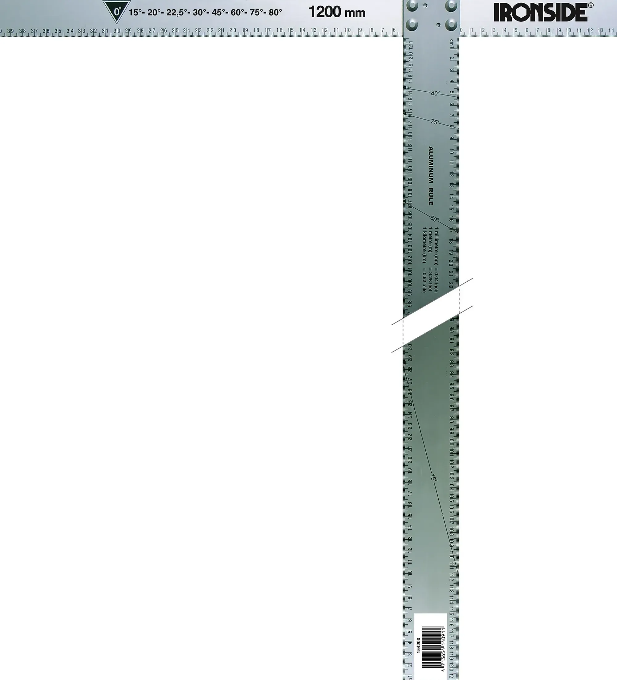 Gipsvinkel Aluminuim 90g 900mm-Ironside Clearance