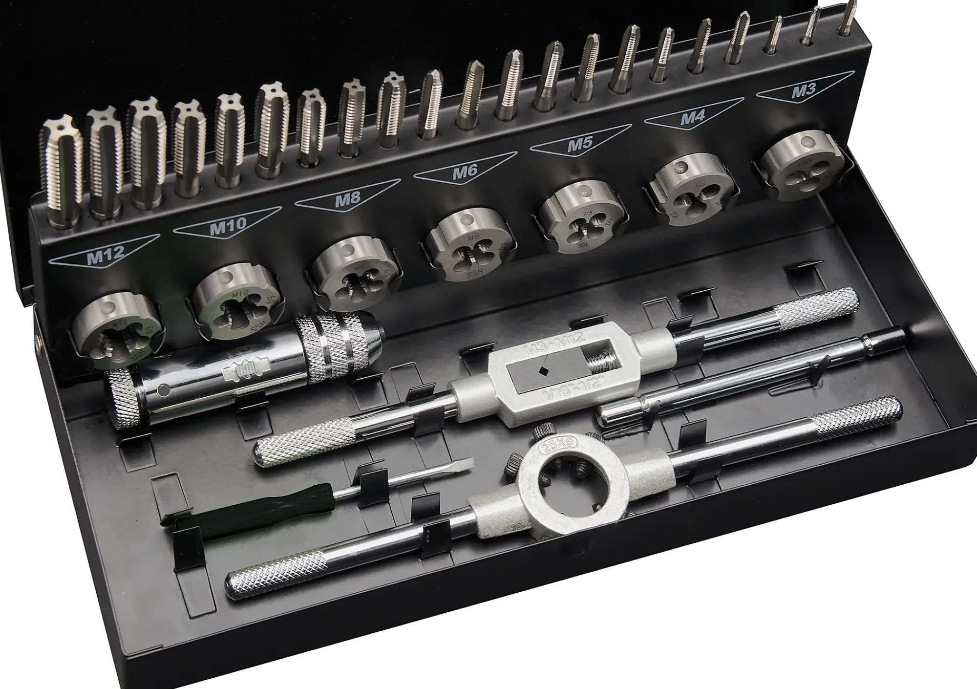 Gjengesett M3-M12 32 deler-Ironside