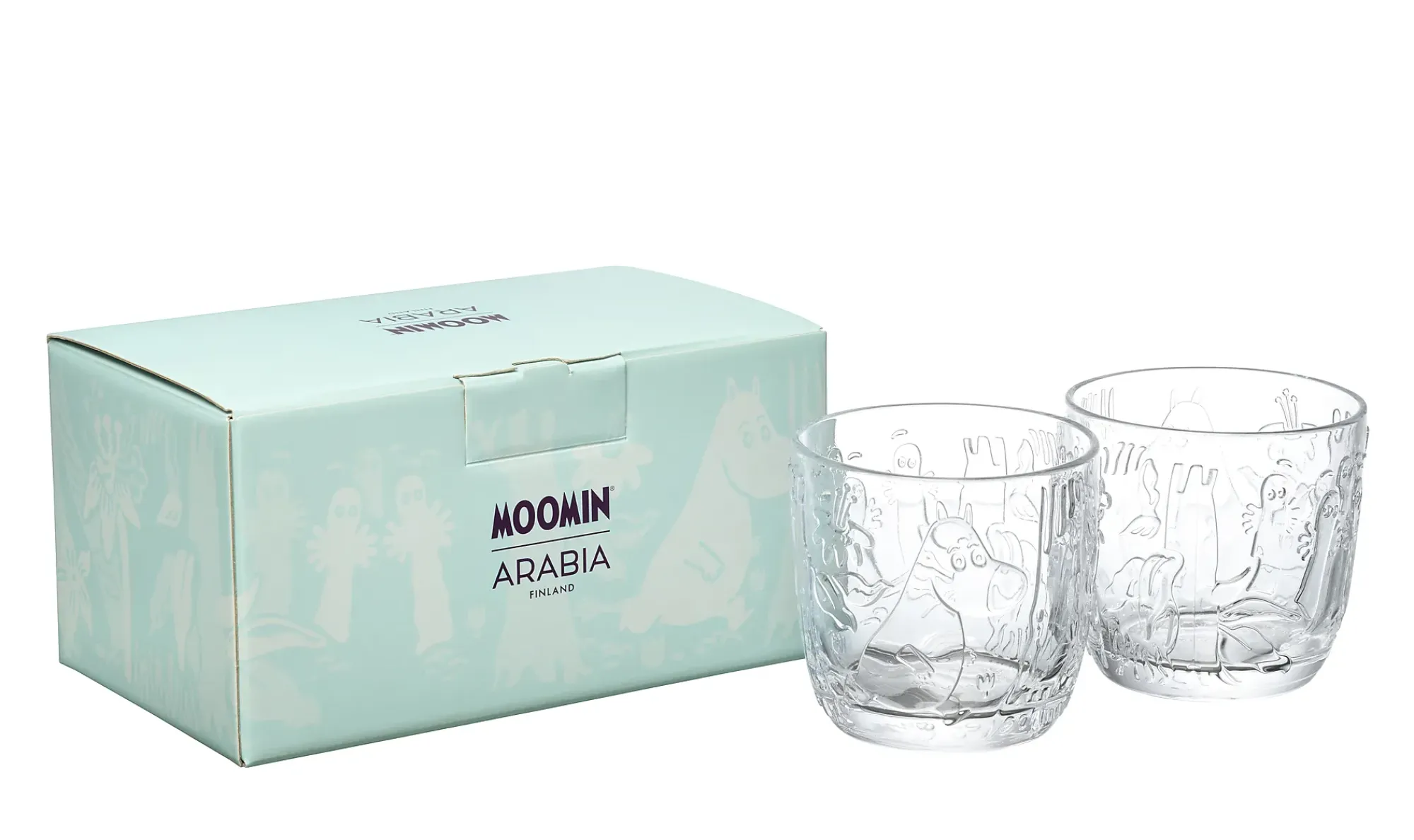 Glass 28cl Mummi 2stk-Moomin Arabia Discount