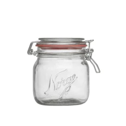 Glass med hengslet lokk 0,4l-Norgesglasset Hot