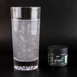 Glitterfarge i glasset stjerne-Skål