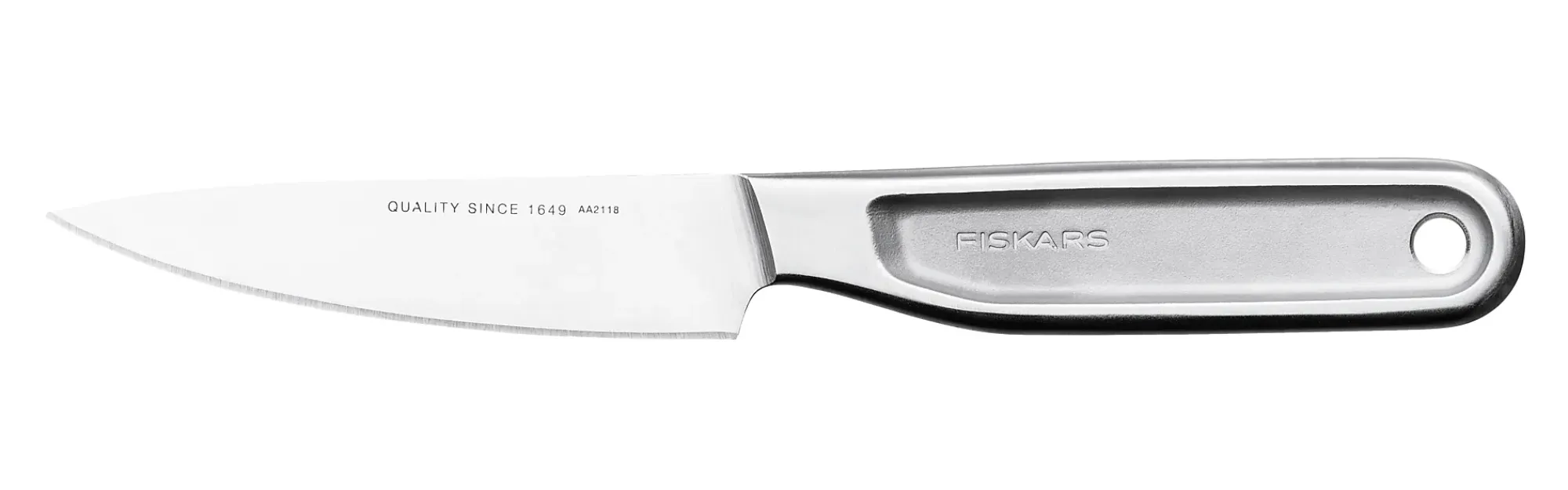 GRØNNSAKSKNIV 10CM ALL STEEL-Fiskars Hot