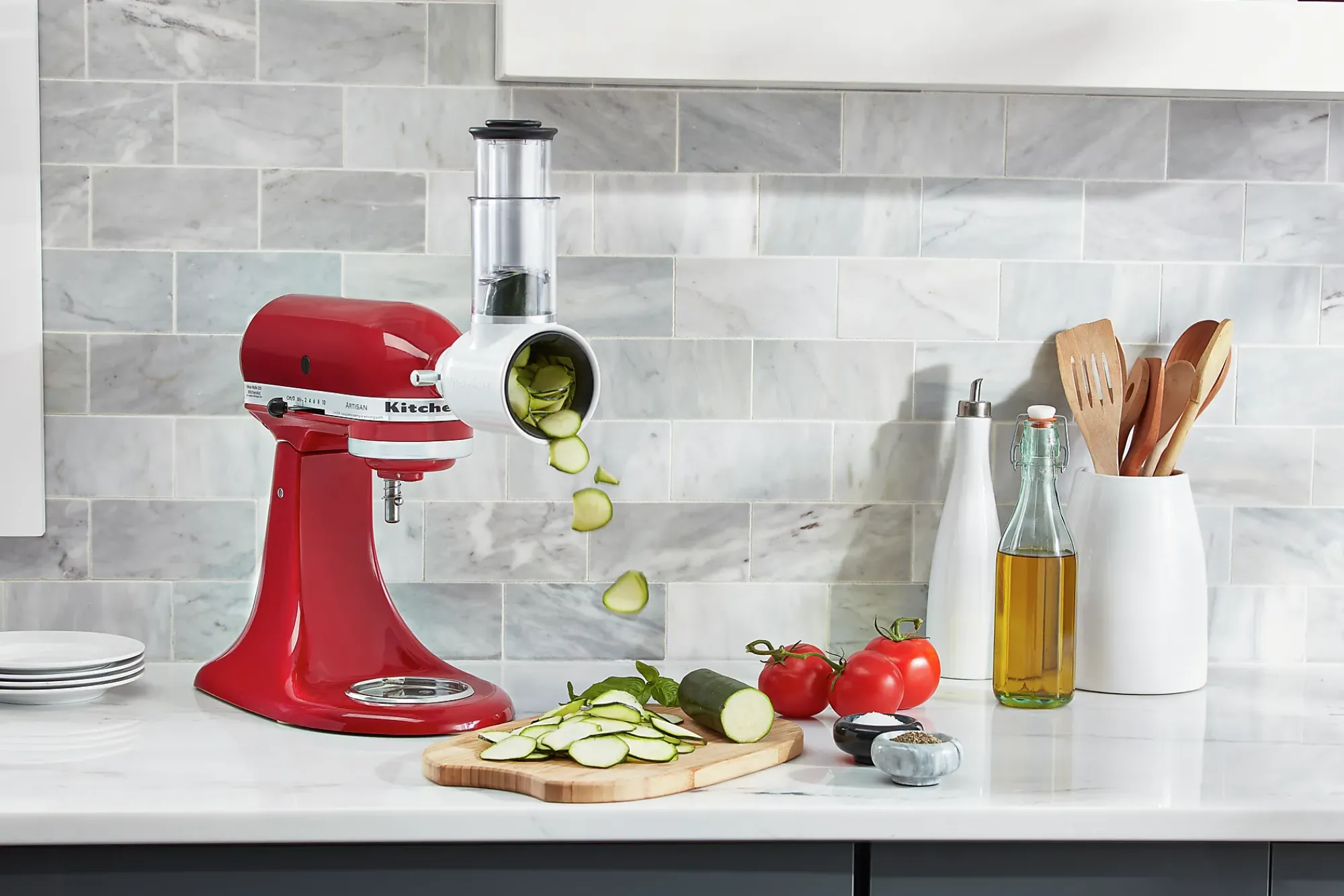 GRØNNSAKSSNITTER TIL KJØKKENMASKIN HVIT KLAR ARTISAN-Kitchenaid Clearance