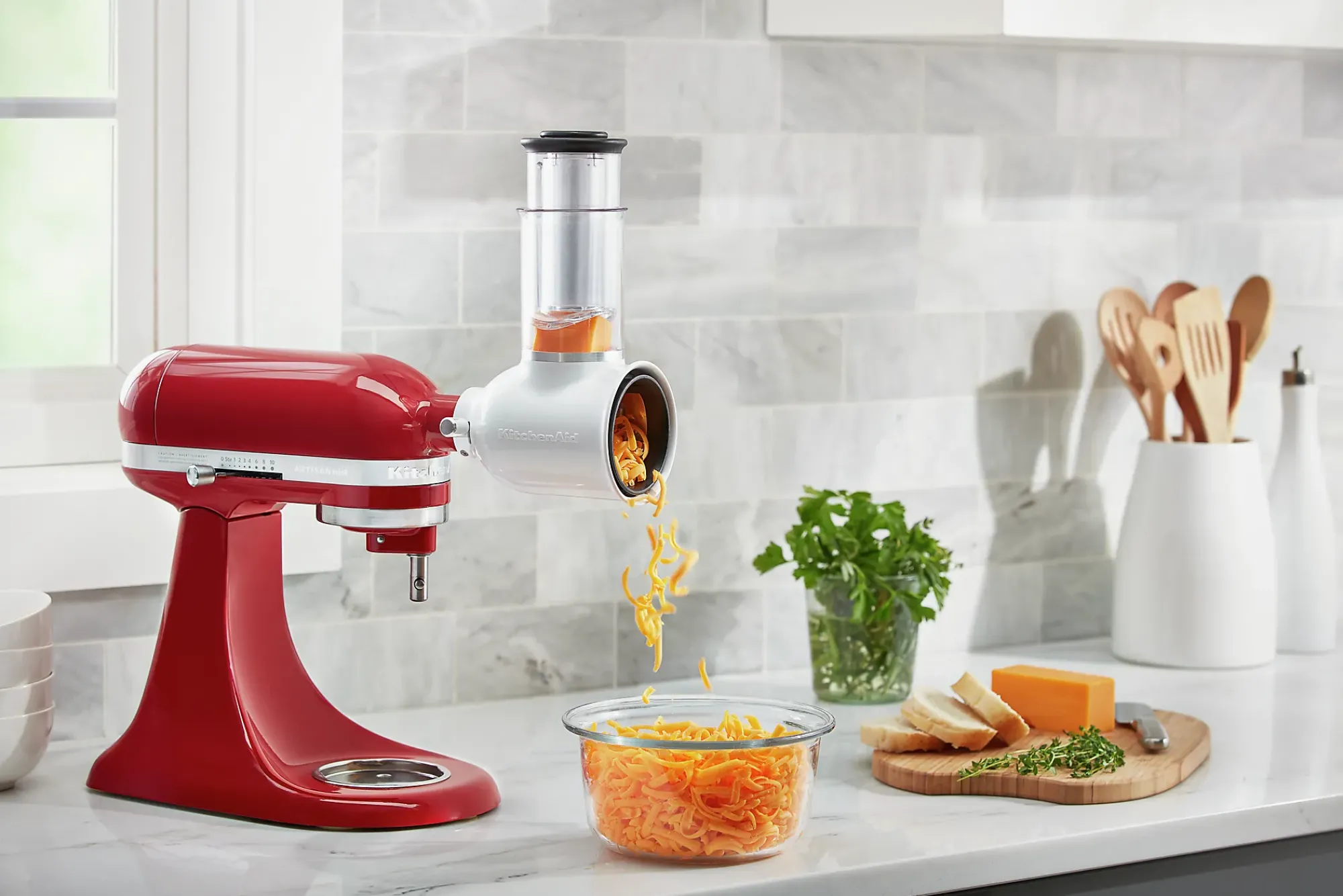 GRØNNSAKSSNITTER TIL KJØKKENMASKIN HVIT KLAR ARTISAN-Kitchenaid Clearance