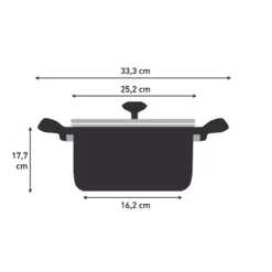 Gryte Air Soft Light 24cm 4,7l-Tefal Hot