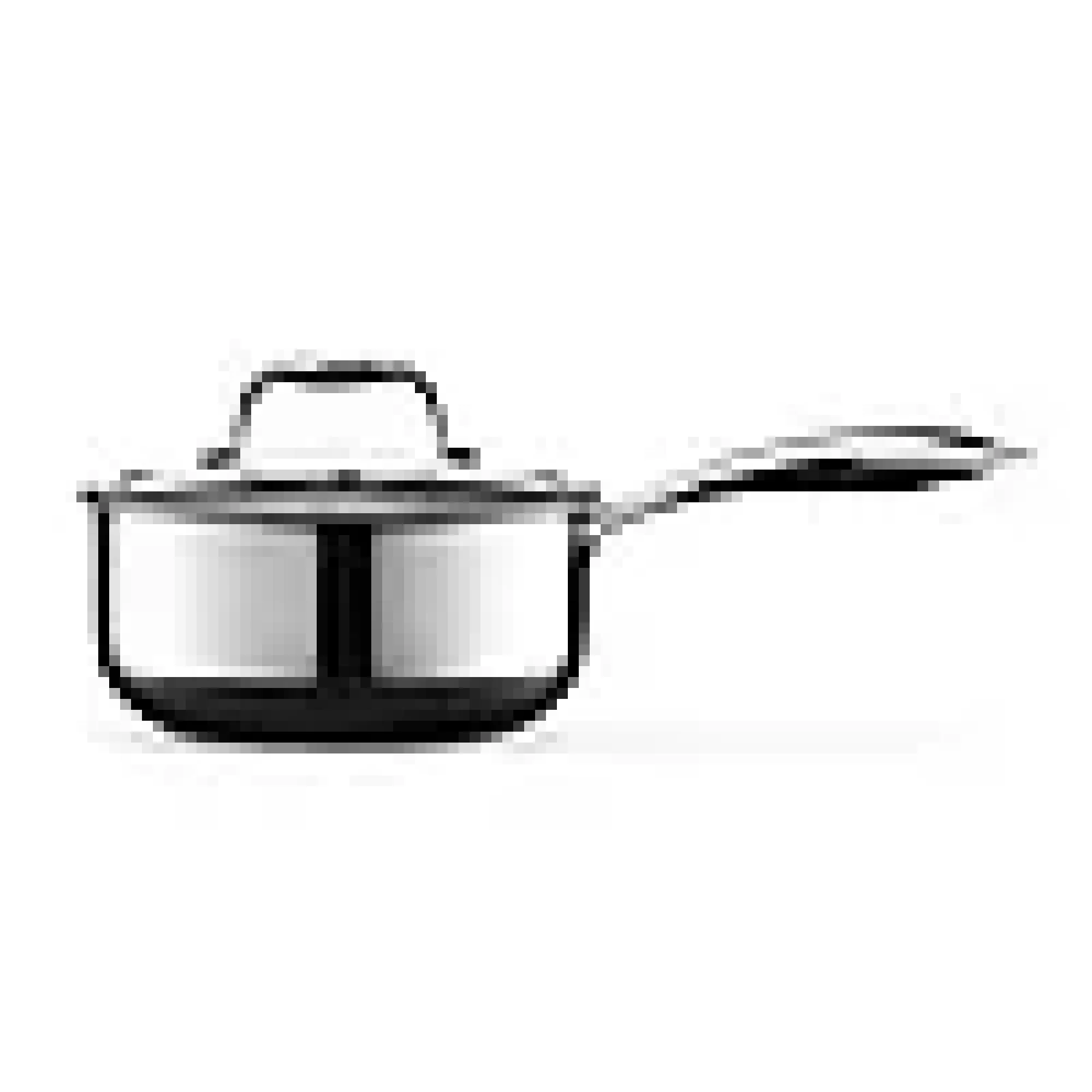 Gryte med glasslokk 2,8l hybrid-Hexclad Outlet