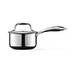 Gryte med glasslokk 1,0l hybrid-Hexclad Sale