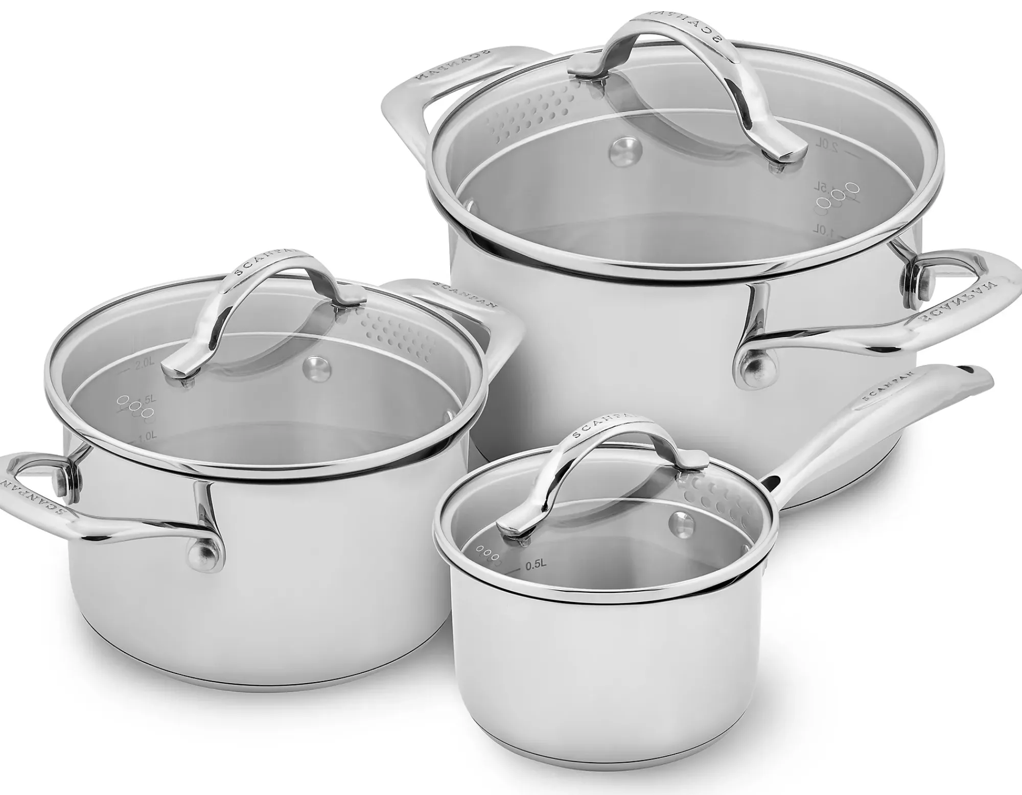 Grytesett STS 3 deler 1,8l/3,4l/4,8l rf-Scanpan Online