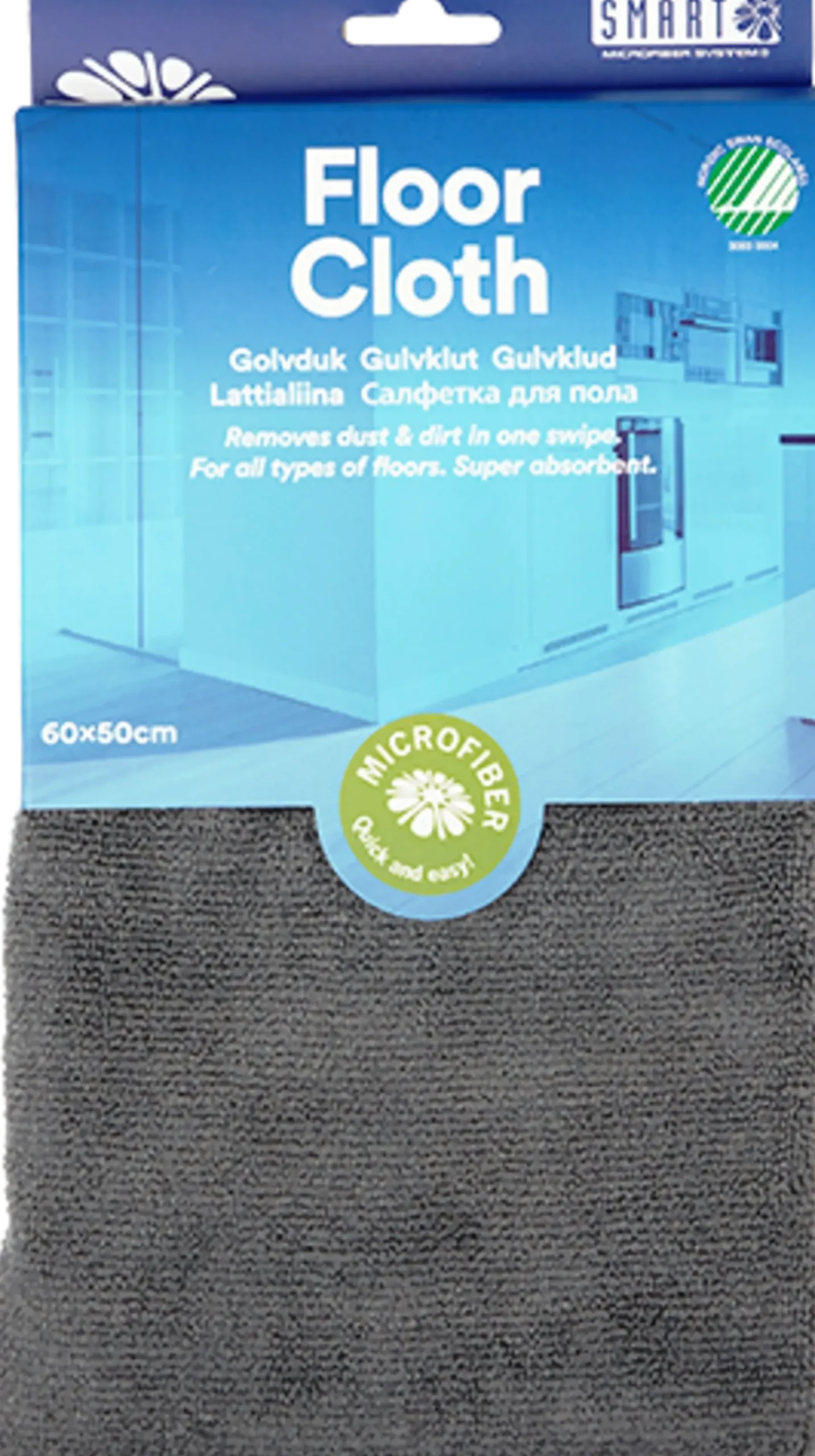Gulvklut av mikrofiber 60x50cm-Smartmicrofiber Sale