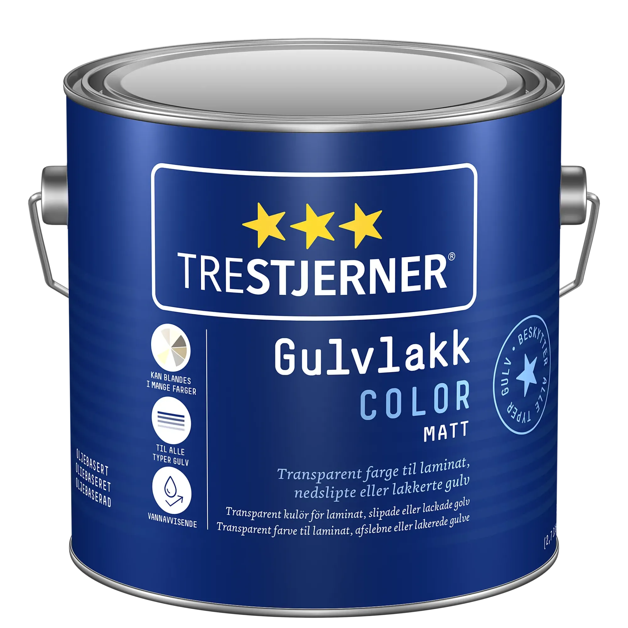 Gulvlakk color 2,7l-Trestjerner New