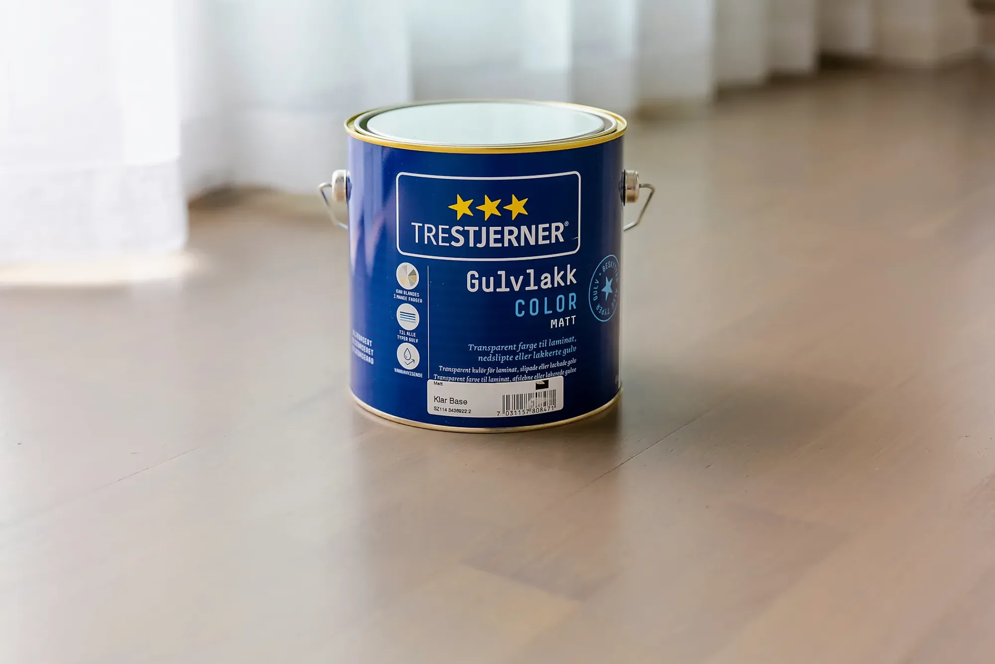 Gulvlakk color 2,7l-Trestjerner New