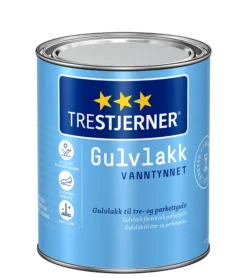 Gulvlakk matt vannbasert 0,75l-Trestjerner Sale