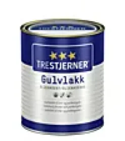 Gulvlakk oljebasert halvblank 0,75l-Trestjerner New