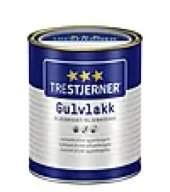 Gulvlakk oljebasert halvblank 0,75l-Trestjerner New