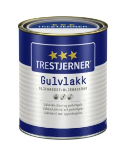 Gulvlakk oljebasert silkematt 0,75l-Trestjerner