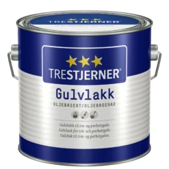 Gulvlakk oljebasert silkematt 3l-Trestjerner New
