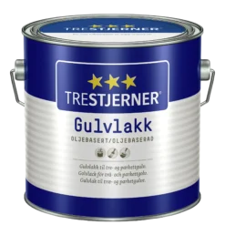 Gulvlakk oljebasert silkematt 3l-Trestjerner New