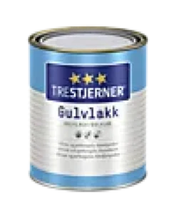 Gulvlakk vannbasert halvblank 0,75l-Trestjerner Best
