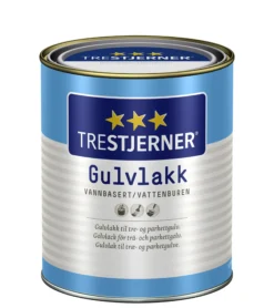 Gulvlakk vannbasert silkematt 0,75l-Trestjerner Sale