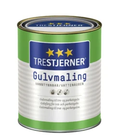 Gulvmaling blank A-base 0,68l-Trestjerner Clearance