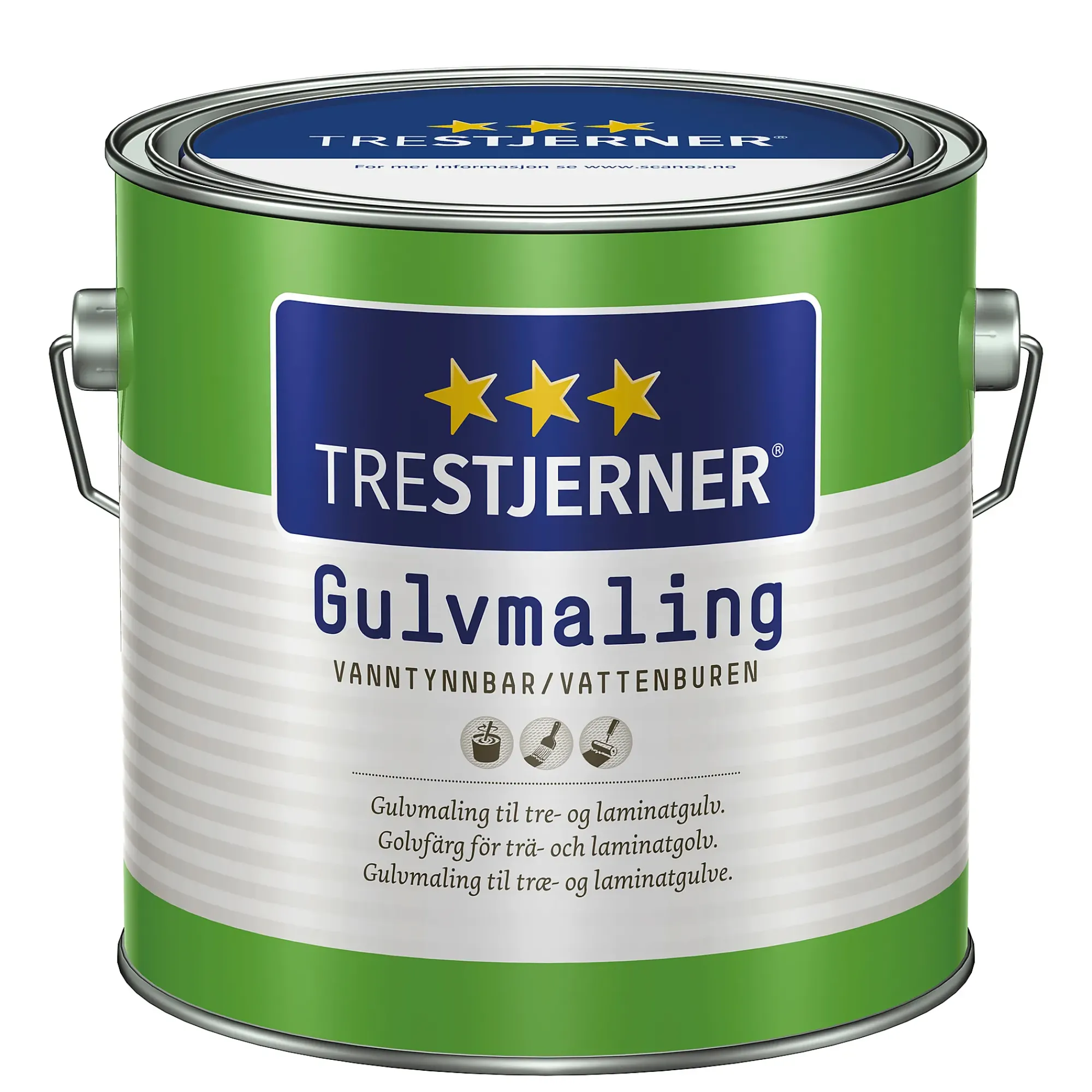 Gulvmaling blank B-Base 2,7l-Trestjerner Clearance
