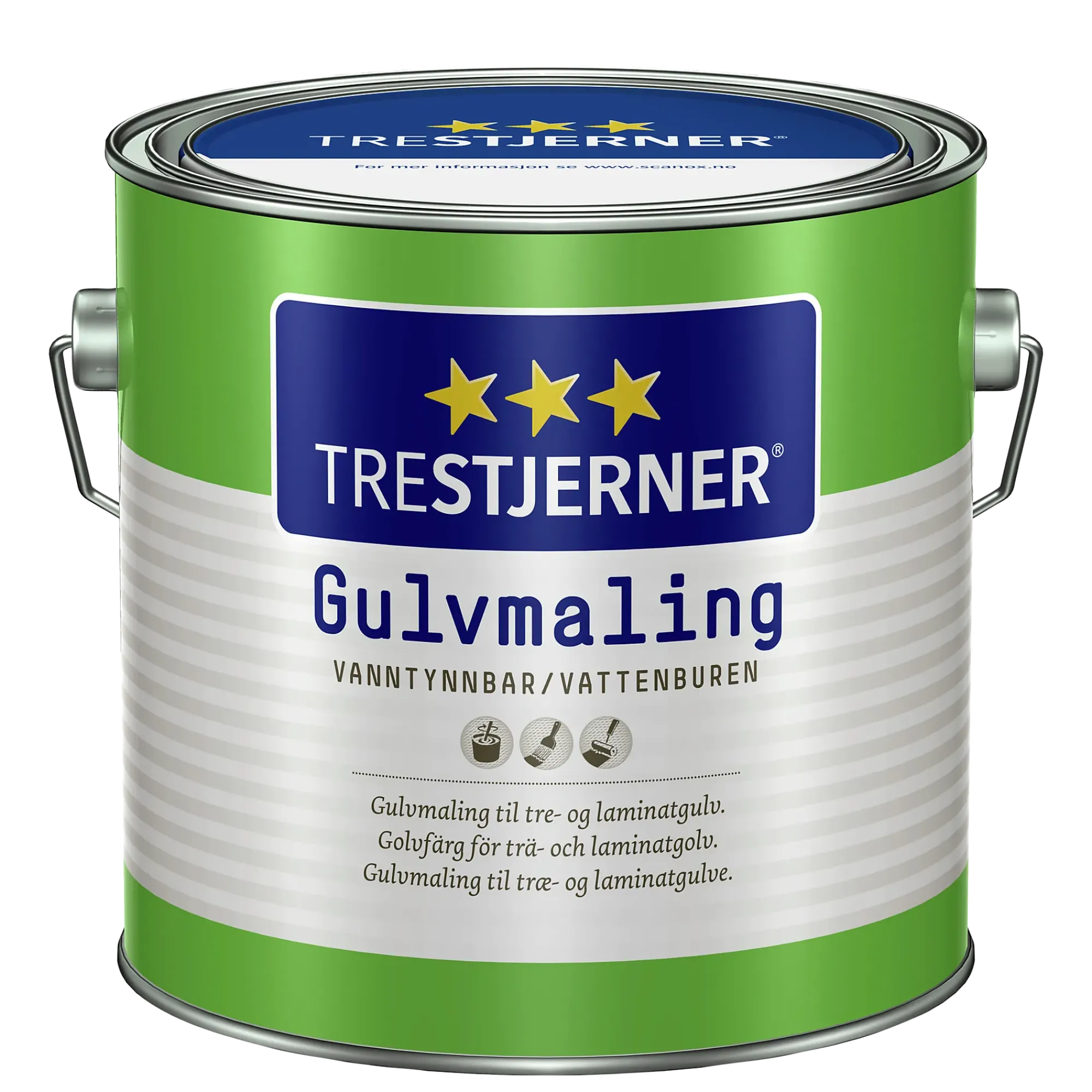 Gulvmaling blank C-Base 2,7l-Trestjerner Discount