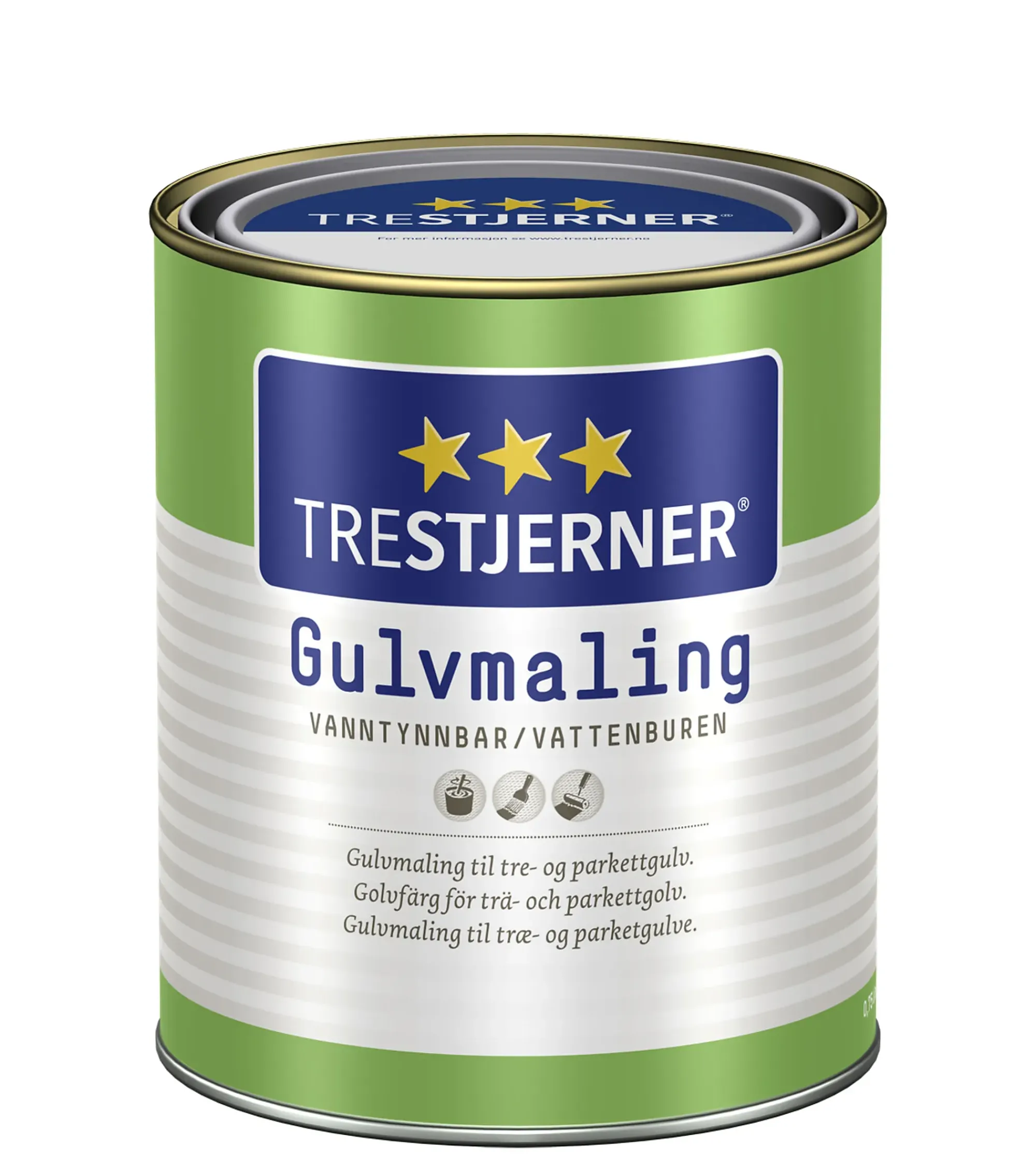 Gulvmaling halvblank C-Base 0,68l-Trestjerner Online