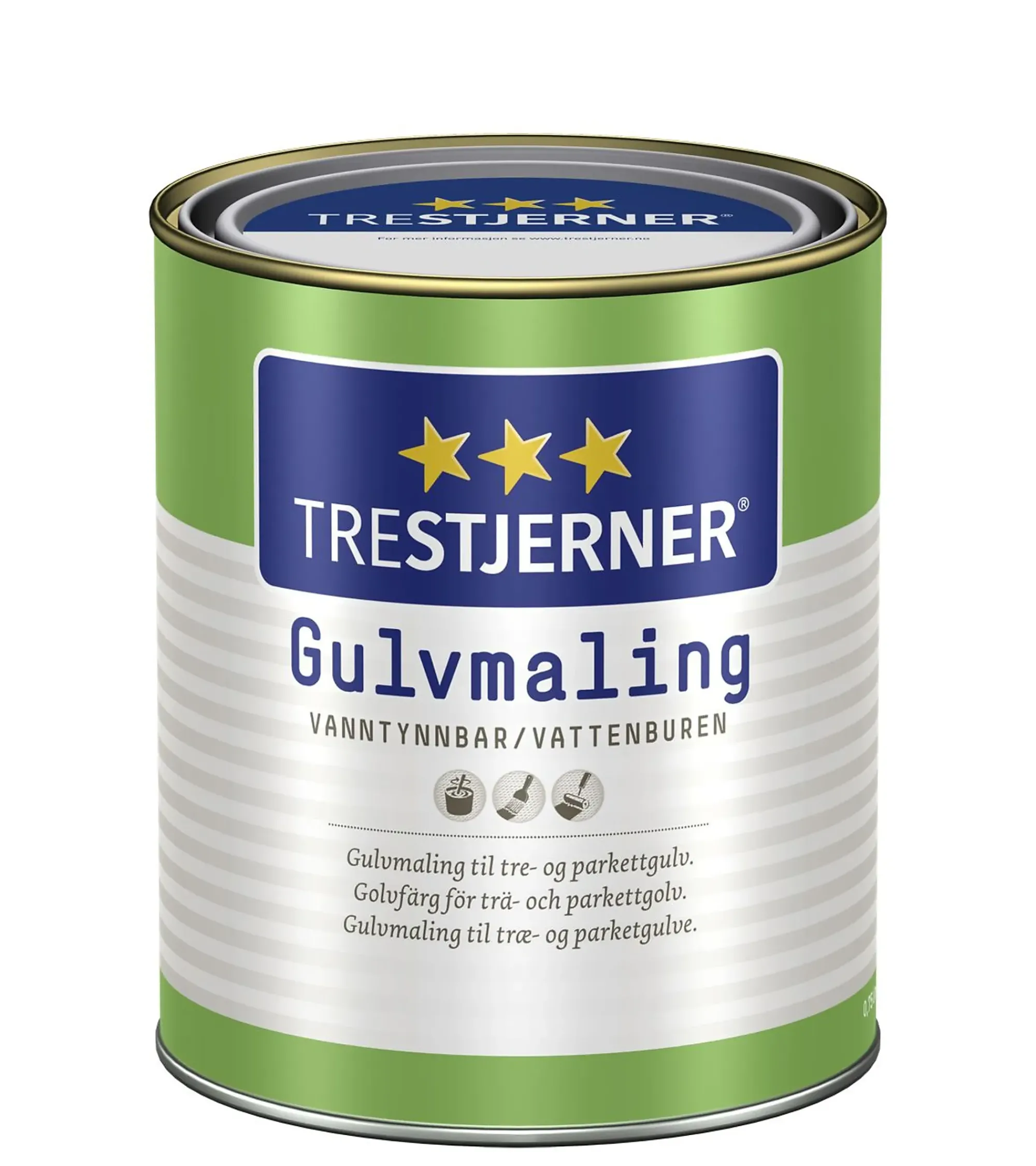 Gulvmaling matt C-Base 0,68l-Trestjerner Discount
