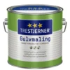 Gulvmaling matt hvit 3l-Trestjerner Sale