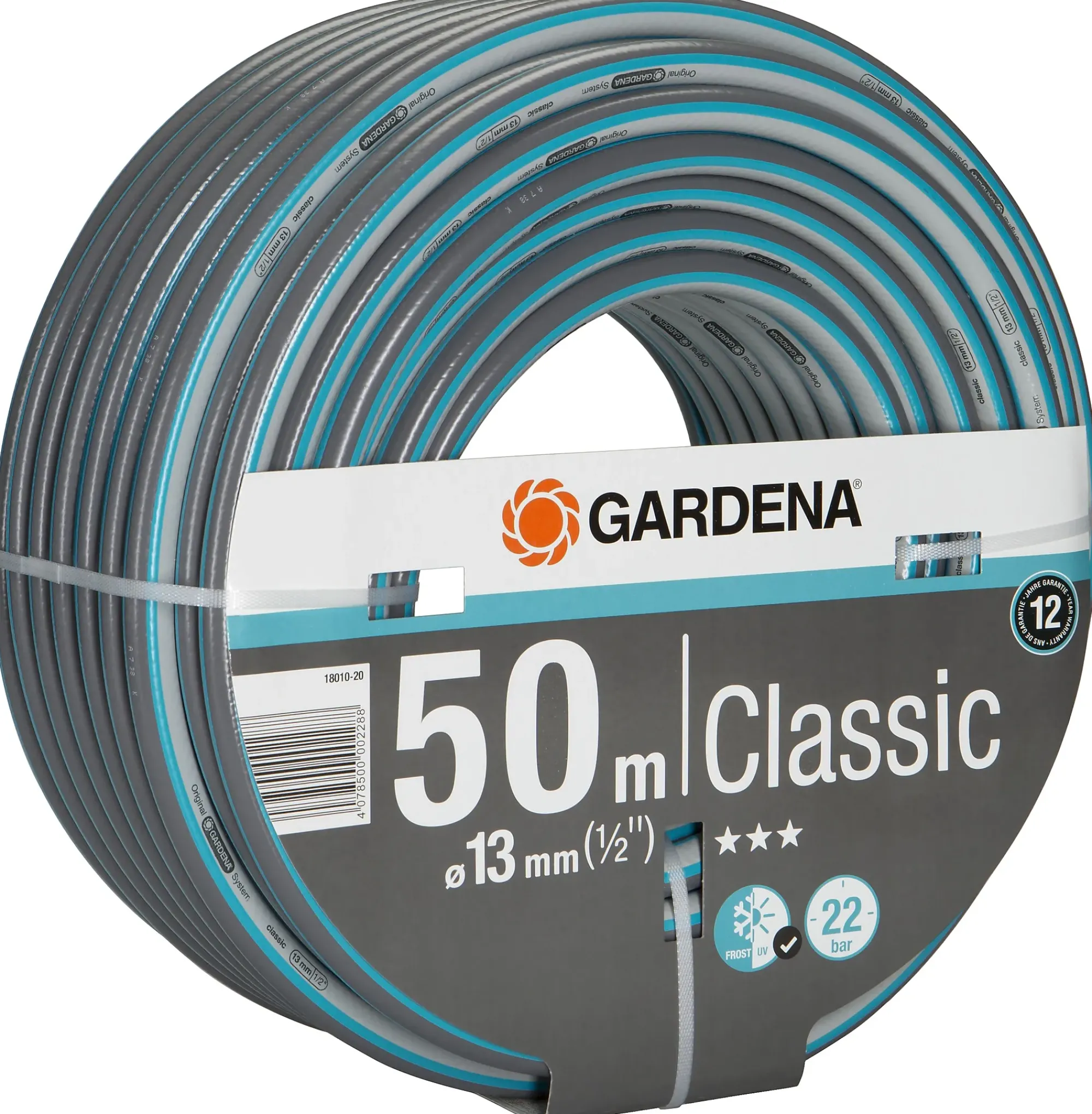 Hageslange Classic 1/2" 50m-Gardena Hot