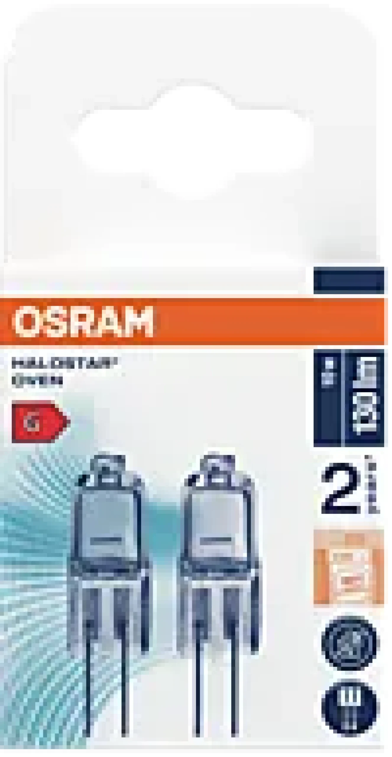 Halogen Pin G4 Oven 10w 130lm klar Dimbar Varmhvit 2stk-Osram Online
