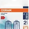 Halogen Pin G9 Oven 25w 260lm klar Dimbar Varmhvit 2stk-Osram Sale