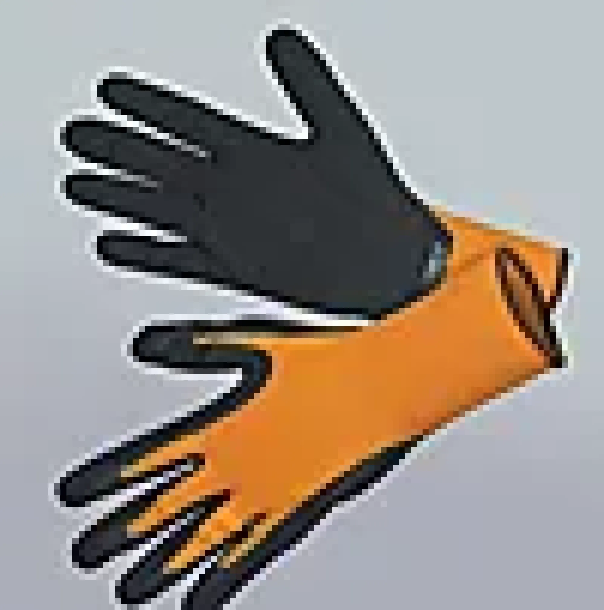 HANSKE COMFORT ORANSJE/SVART STØRRELSE 11-Nelson garden Discount