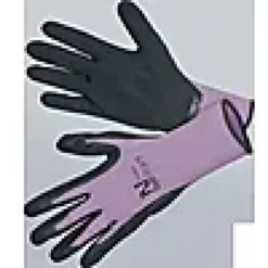 Hanske Comfort str 7 lilla/svart-Nelson garden Discount